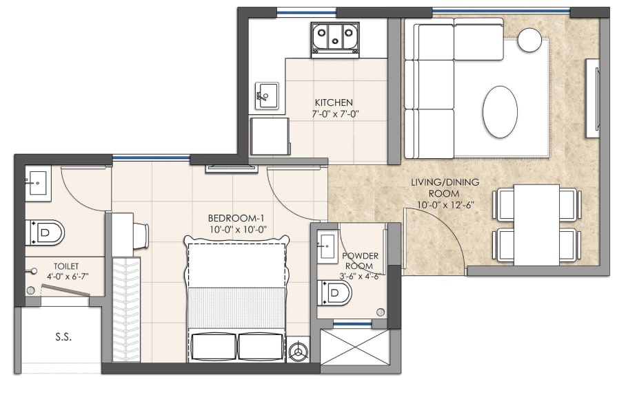 1 Bedroom